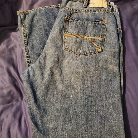 Vintage Tommy Hilfiger distressed 90's jeans 40x32 - Picture 2 of 8